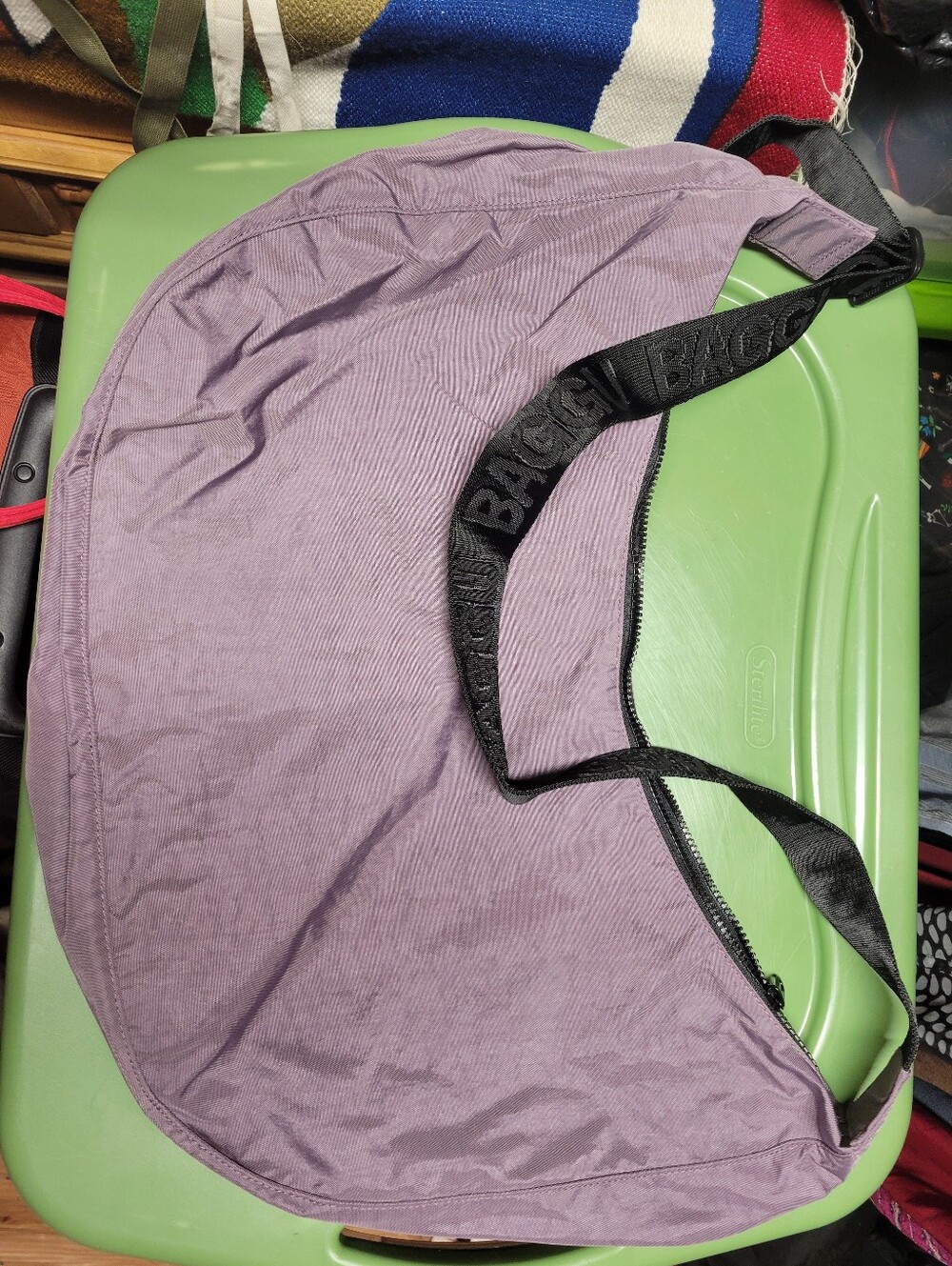 Baggu Large Crescent Dusty Violet Nwot